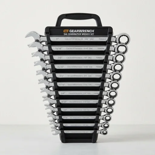 GEARWRENCH 12-Piece SAE Combination Wrench Set