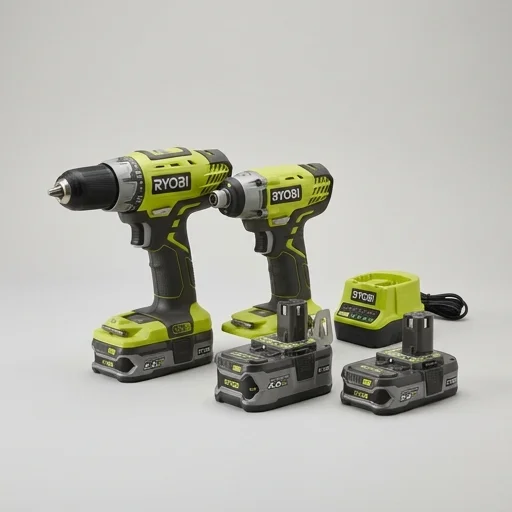 RYOBI ONE+ 18V Cordless Drill Combo Kit